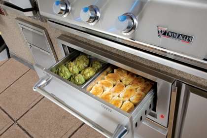 Twin Eagles 42" Wide Warming Drawer Combo: click to enlarge