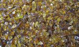 Crystal Amber Crushed Fire Glass