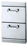 Lynx Utility Drawers - Two Full Standard Drawers w/ 5&quot; Offset Handles